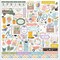Echo Park It's Spring Time 12 x 12 Cardstock Element Stickers